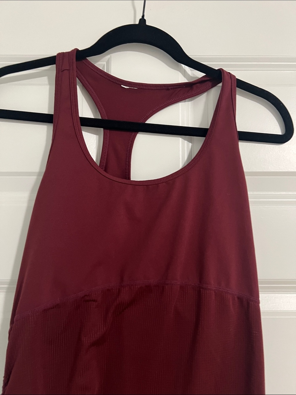 Fabletics Maroon Racerback Tank - Picture 3 of 4